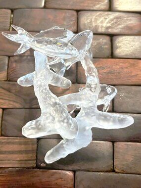 Vintage Lauscha Handblown Glass Fish Figurines – German Art Glass Set